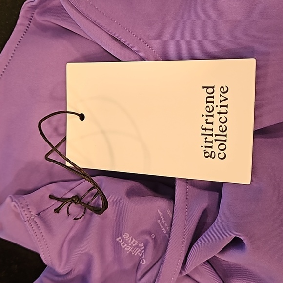 💕GIRLFRIEND COLLECTIVE💕 Bike Unitard ~ Wild Iris Purple Small S NWT - Picture 11 of 13